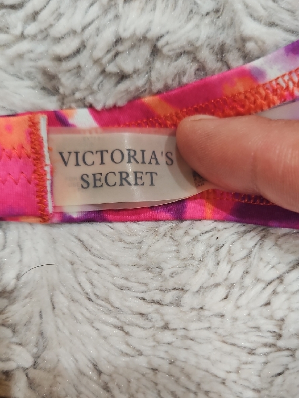 Victoria's Secret Pink Orange Purple Swim Bikini Strap - Picture 4 of 7